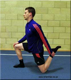 Psoas and Quadricep stretch